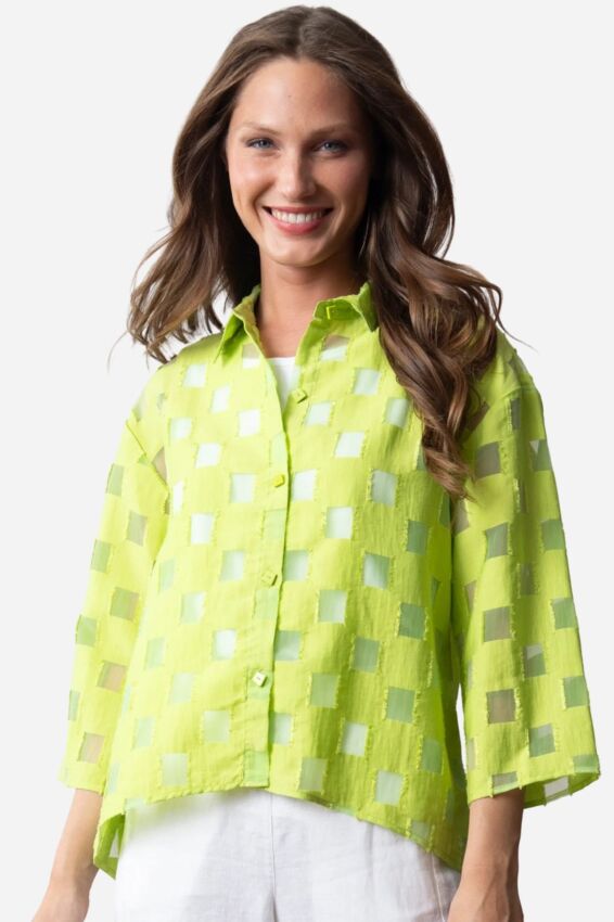 Box Tunic - Lime