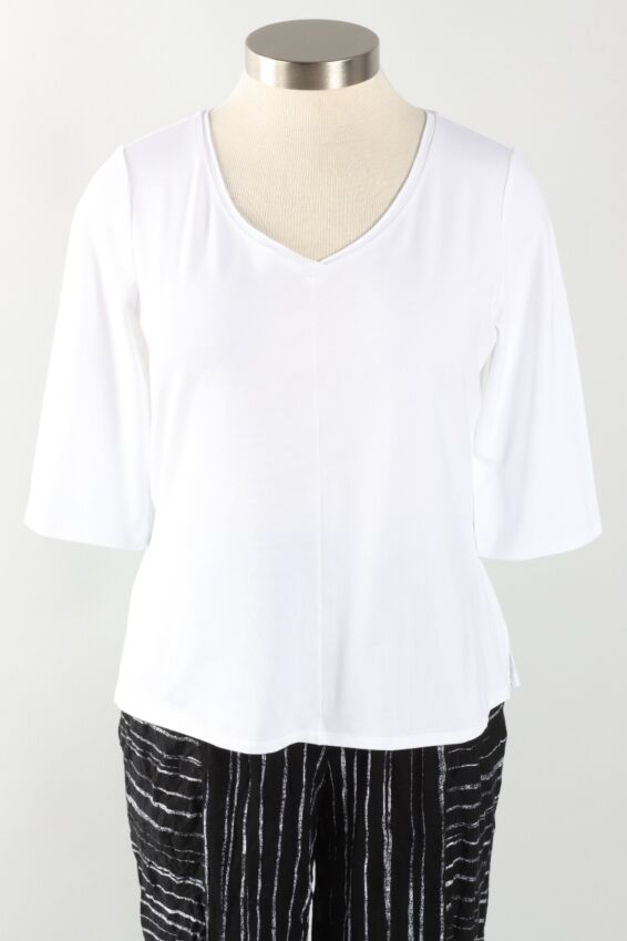 Shaped Tee - White