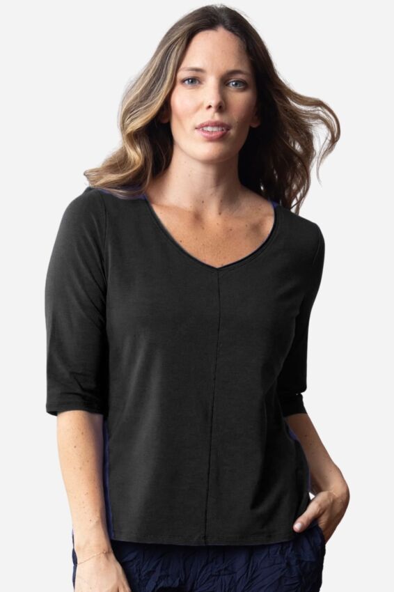 Shaped Tee - Black