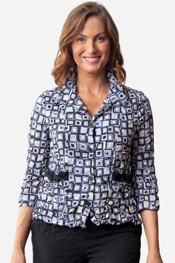 Wire Collar Shirt - Shell Squared Up