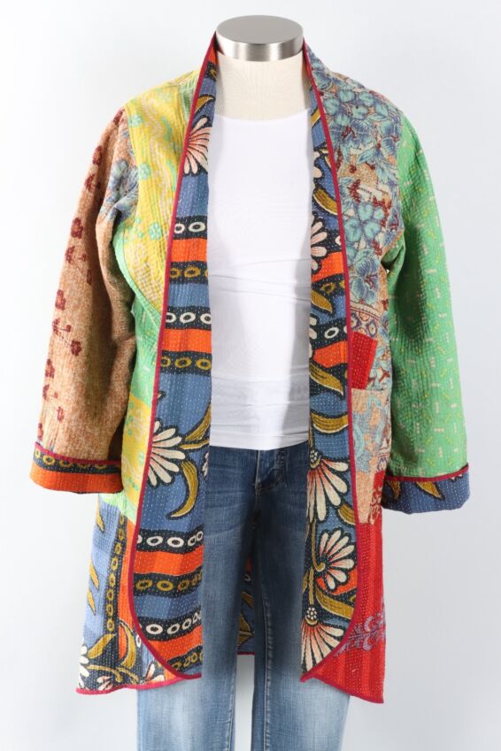 Vienna Jacket - Lime Multi