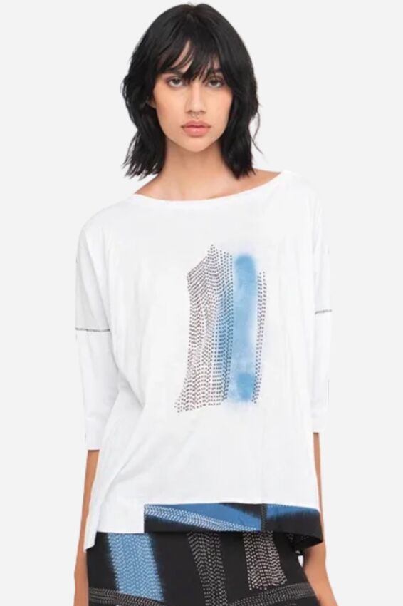 Boxy Tee - Blue 
