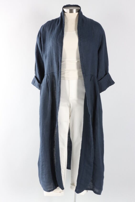 Embellished Duster - Navy