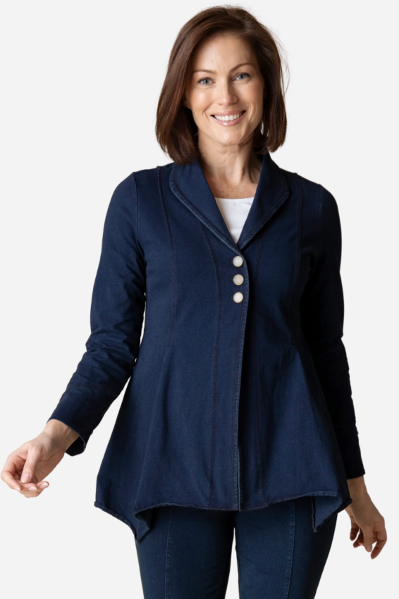 Swing Back Jacket - Denim