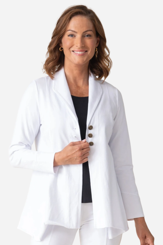 Swing Back Jacket - White