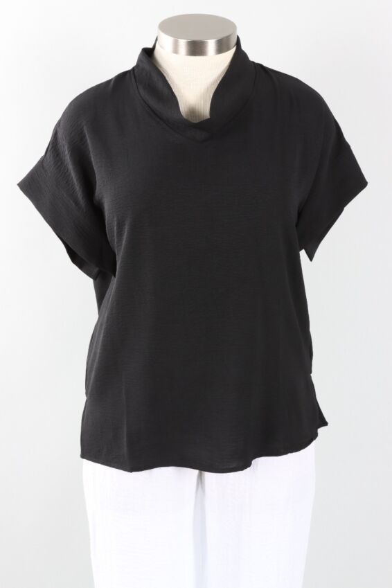 Airflow Mockneck Top - Black