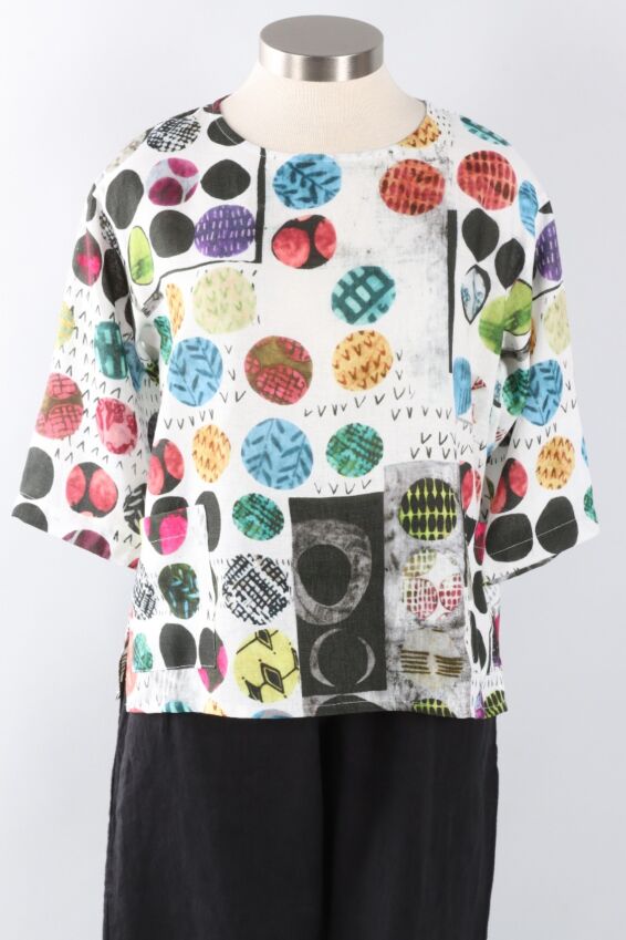 Boxy Top Plus - Rainbow