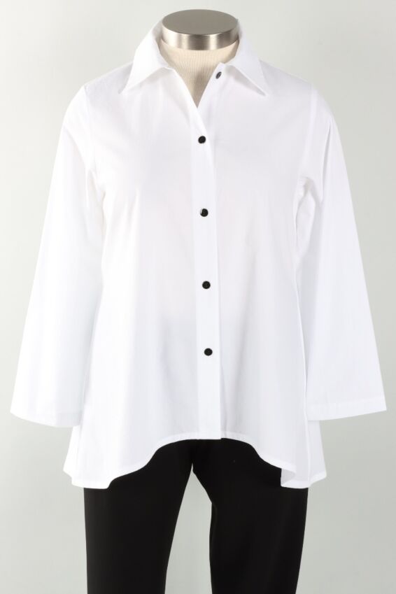 High-Low Shirt - White