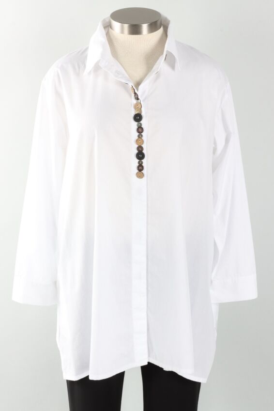 Button Shirt - White
