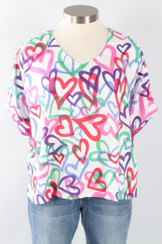 Tess Pullover - Hearts