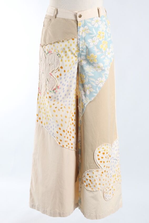 Flower Patch Pant - Beige