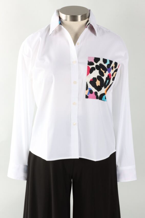 Marina Shirt - Multicolor Leopard