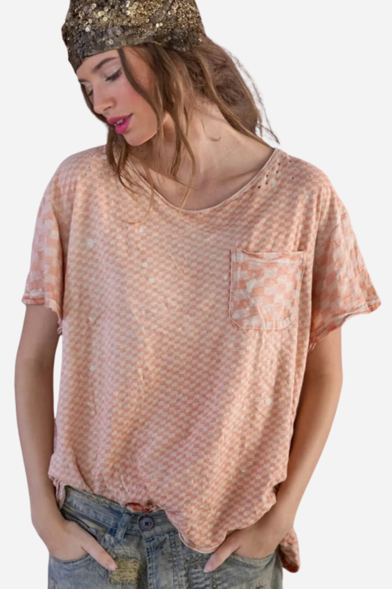 Piecewise Pocket Tee - Tabby