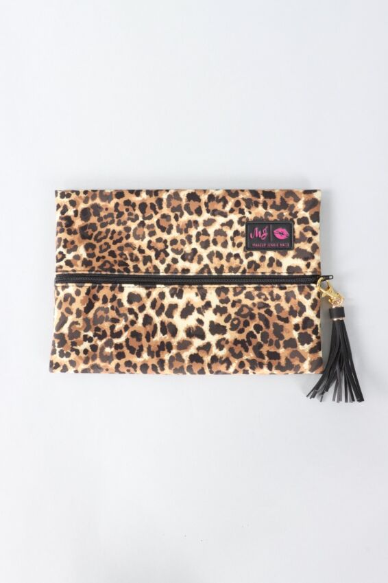 Medium Make-Up Bag - Lady Leopard