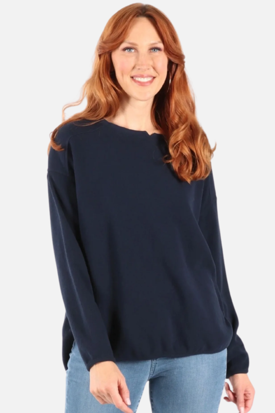Drop Shoulder Top Plus - Nebula