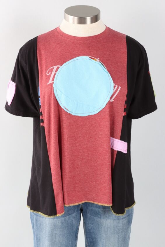 Circle Tee - Red & Black #1
