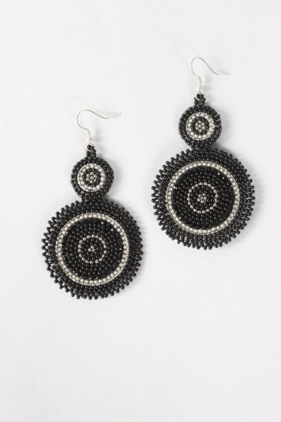 Indian Earring - Black