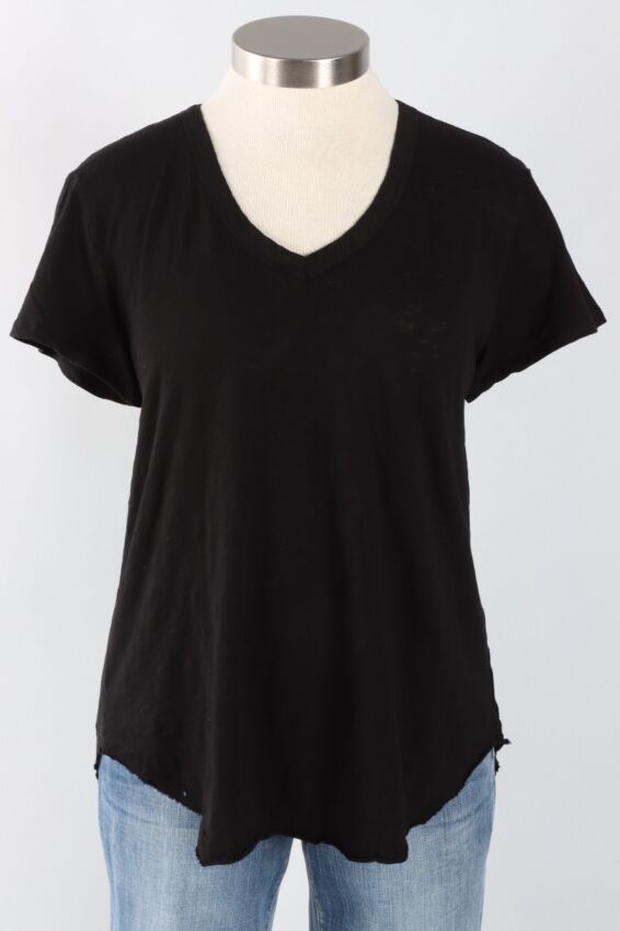 V-Neck Tee - Black