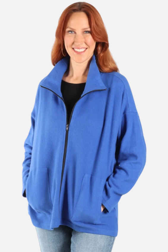Zippy Jacket - Cobalt
