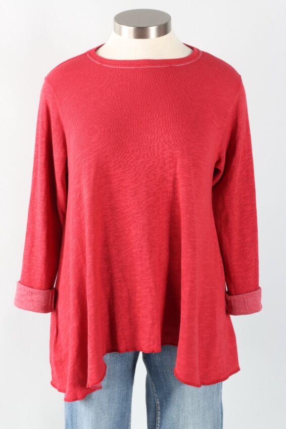 Original Longer Angel Tee - Ruby