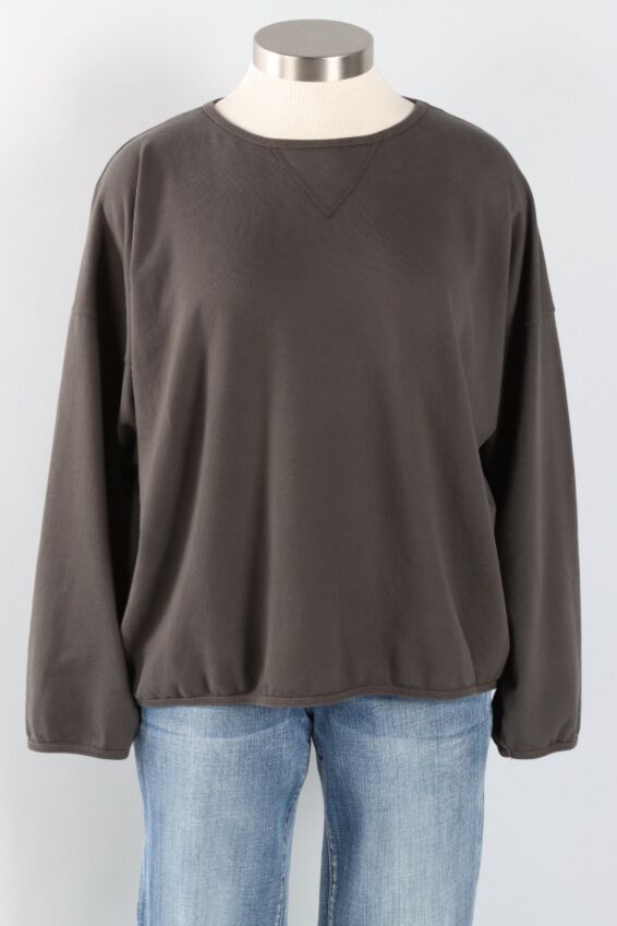 Stretch Terry Sweatshirt - Graphite