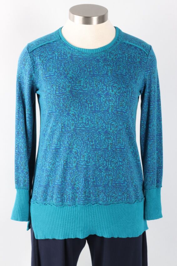 Split Tunic Plus - Caribbean Odyssey