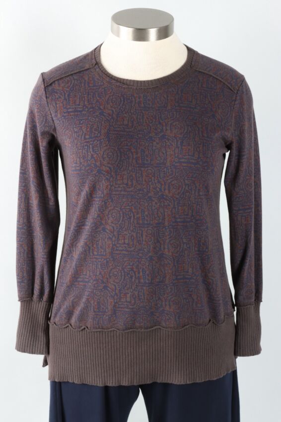 Split Tunic Plus - Graphite Odyssey