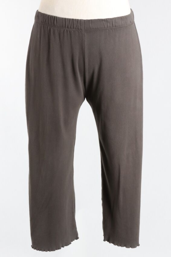 Lettuce Edge Crop Pant Plus - Graphite