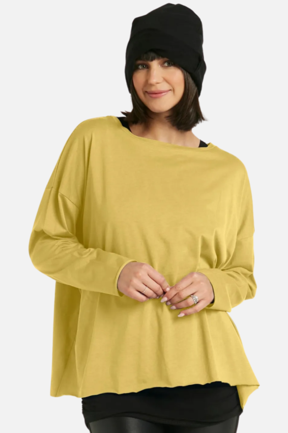 Boxy Tee - Chartreuse