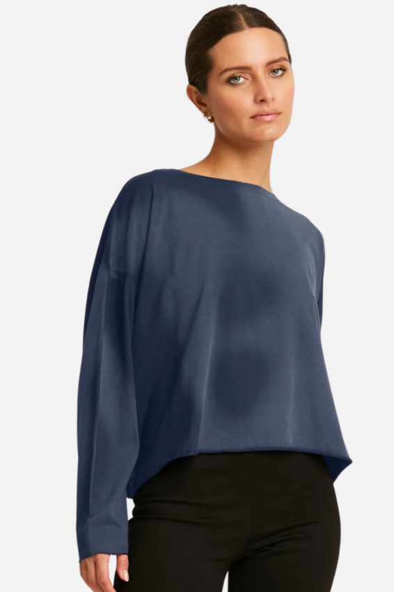 Overdyed Mini Boxy Tee - Midnight