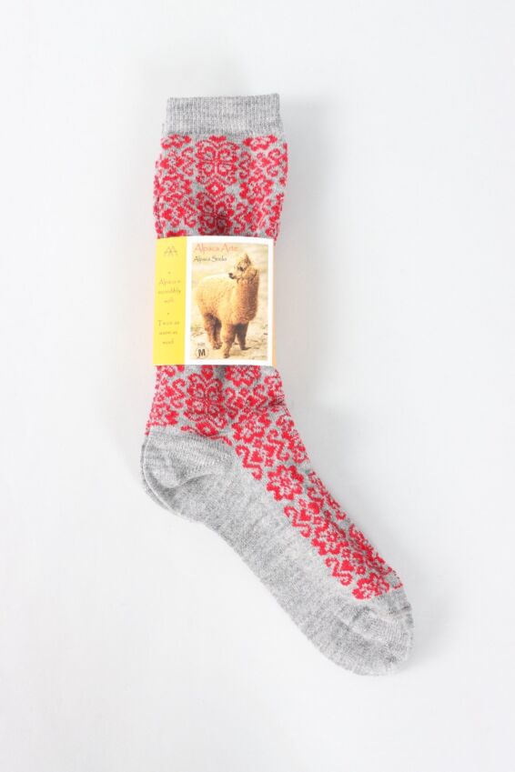 Alpaca Socks - Corazon Grey