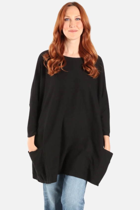 Fawbush's Only! Osize Pullover - Black