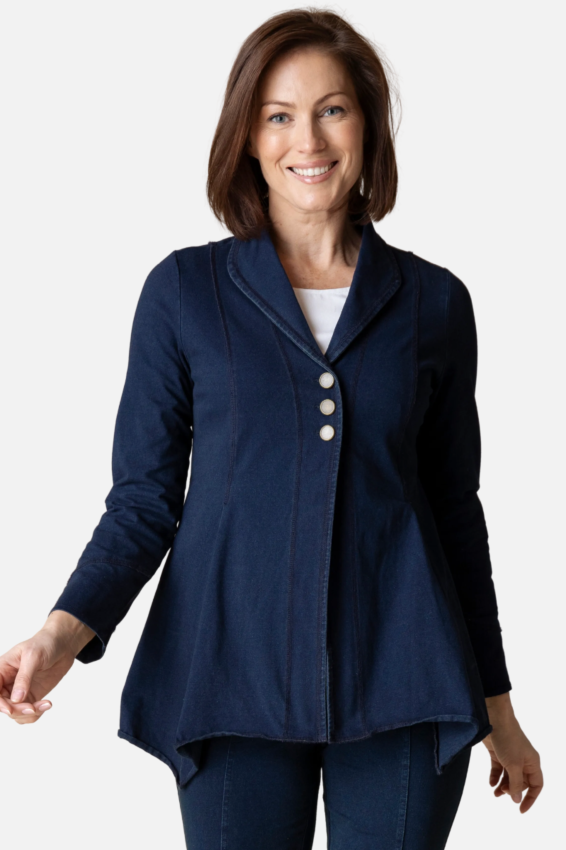 Swing Back Jacket - Denim