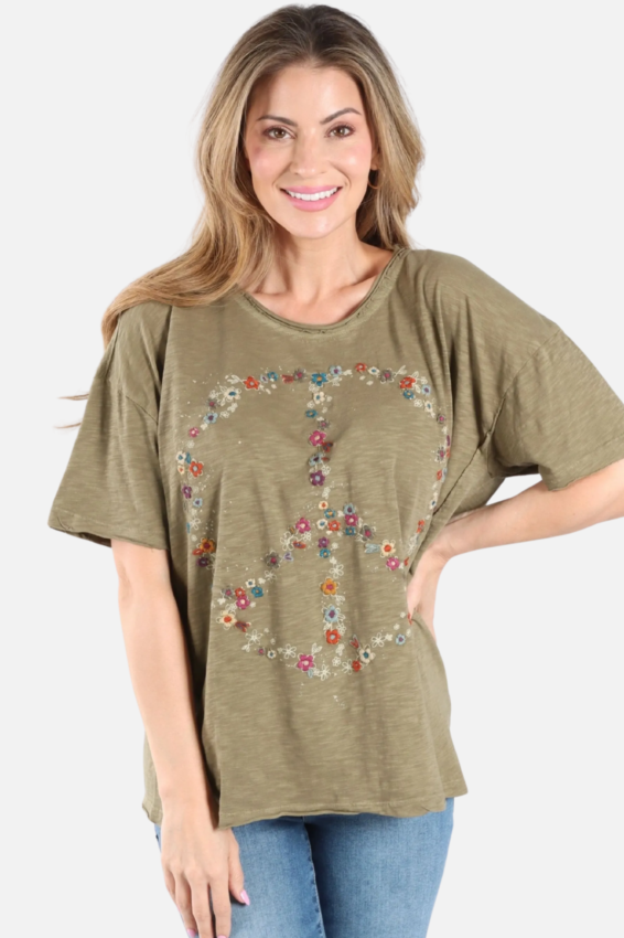 Chloe Tee - Army