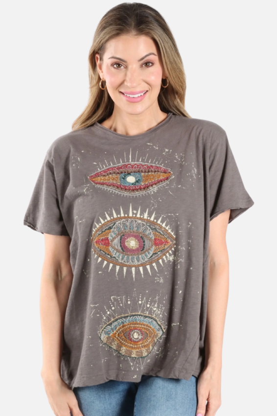 Lula Tee - Dark Grey