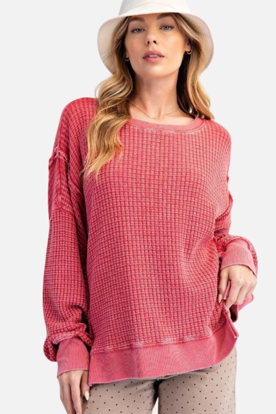 Thermal Pullover - Red