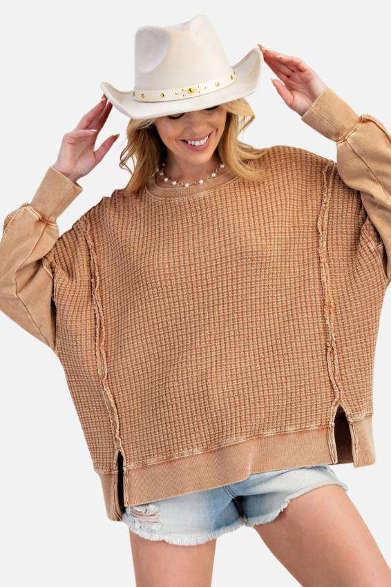 Thermal Pullover - Almond