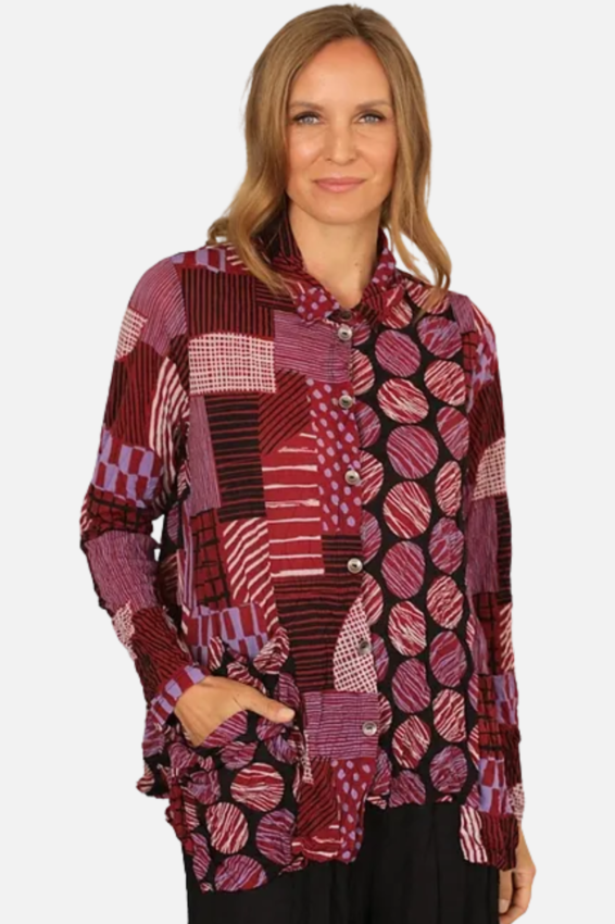 Petra Shirt Plus - Ruby