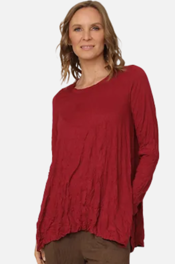 Mackenzie Top Plus - Ruby