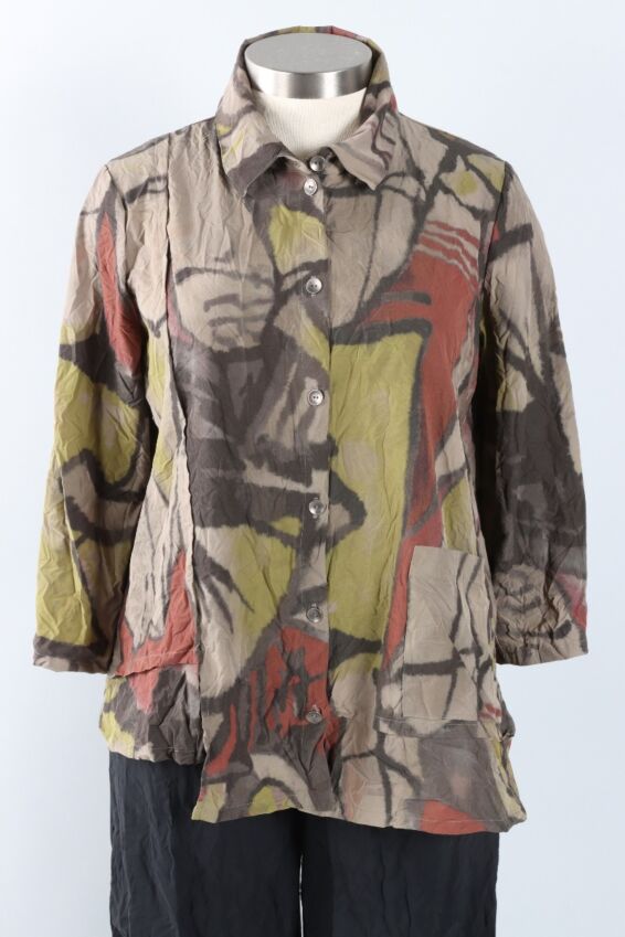 Sofia Shirt Plus - Desert