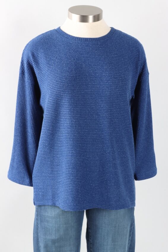 Boxy Top Plus - Blue