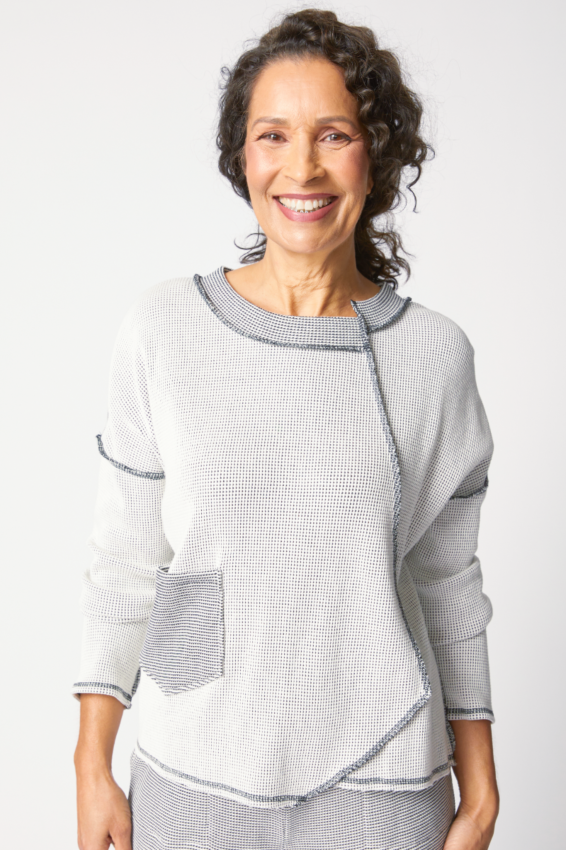 Inside Out Pullover - Winter White