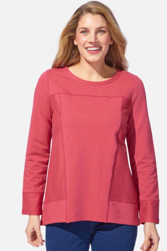 Go To Pullover - Garnet