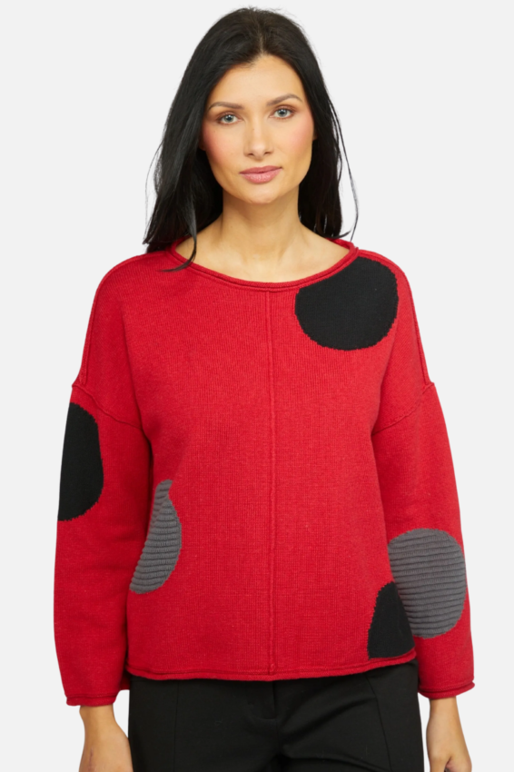 Circle Pullover - Chili