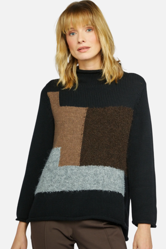 Jigsaw Pullover - Black