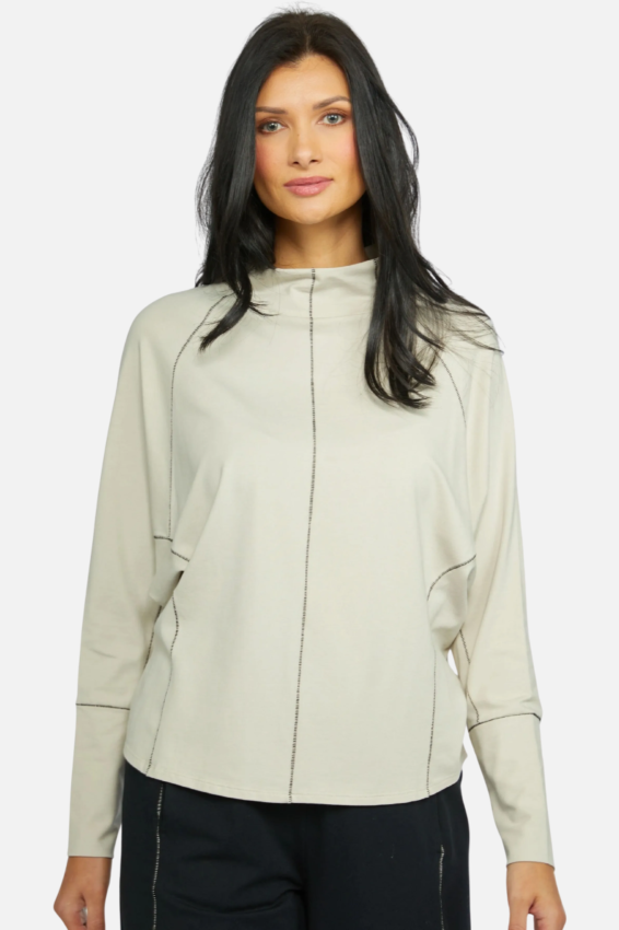 Riviera Raglan Pullover - Cloud