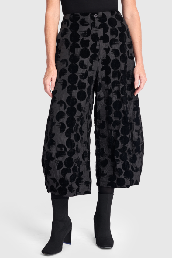 Button Lantern Pant - Crescent