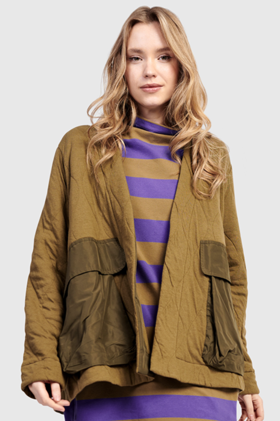 Urban Quilted Jacket - Khaki