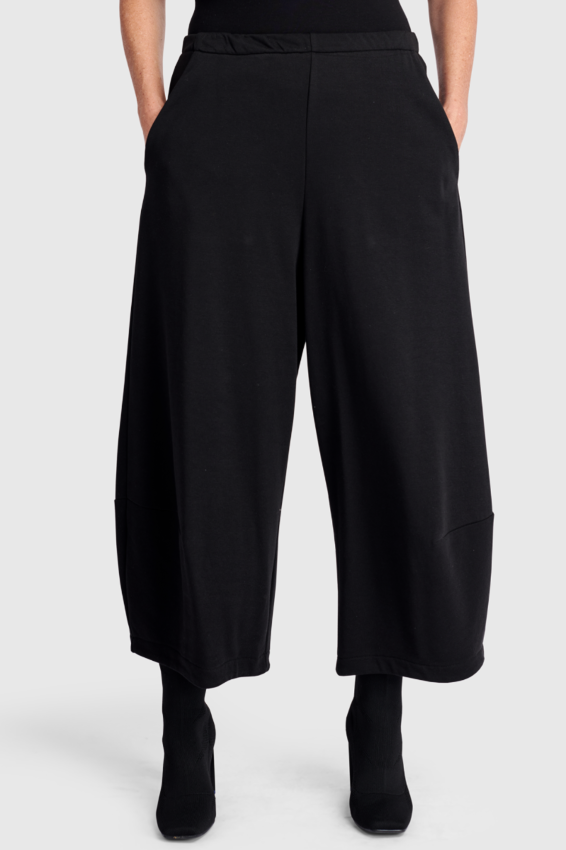Terry Lantern Pant - Black