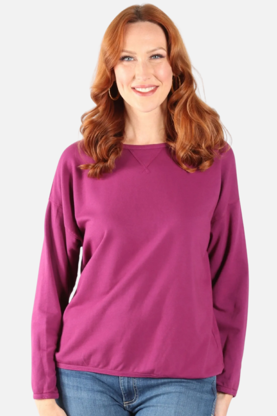 Basic Sweatshirt - Wine